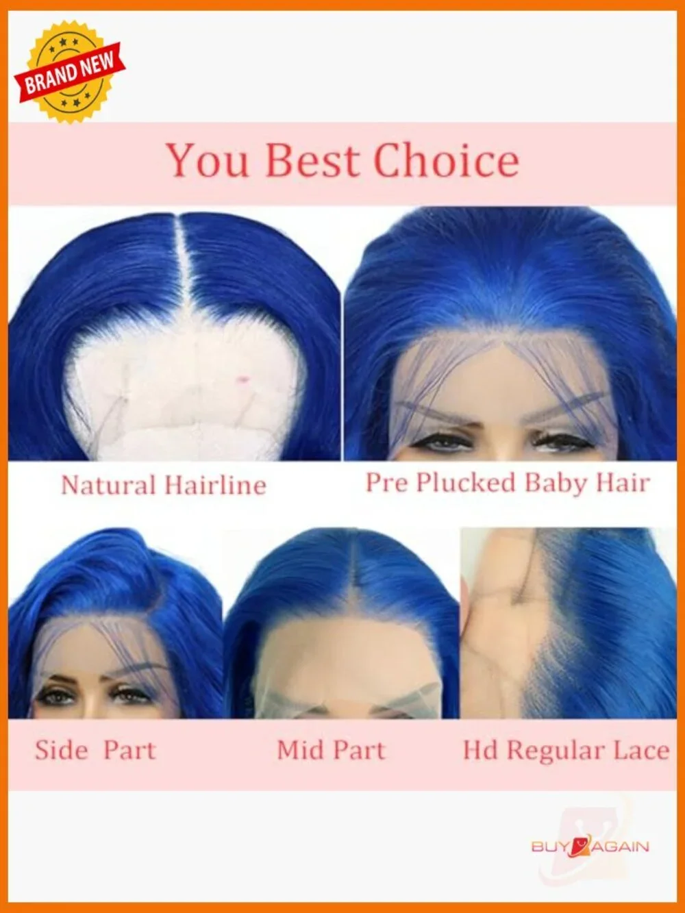 13x4 Straight Lace Front Wig Human Hair Glueless HD Transparent 180% Density 22